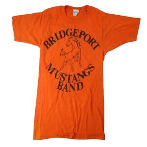 True Vintage Bridgeport Mustangs Band Graphic T Shirt